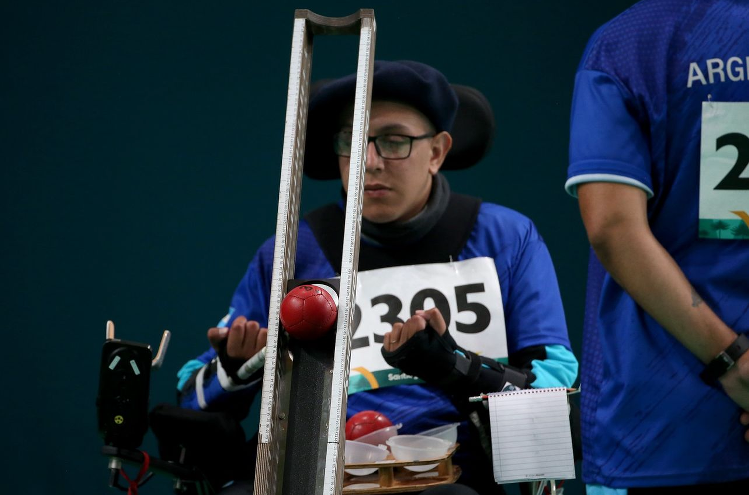 Romero tuvo una doble presentación en Boccia