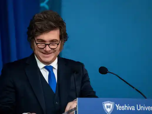 Milei afirmó que Irán es el "enemigo" en una exposición en Nueva York