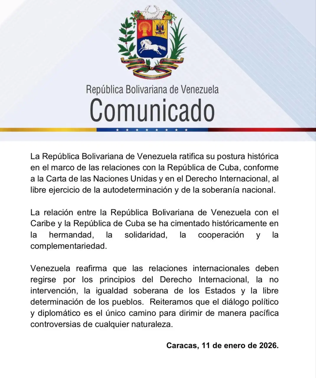 Comunicado