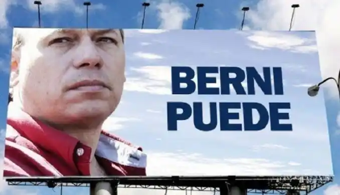 Berni confirmó que será el candidato a vice de Bossio