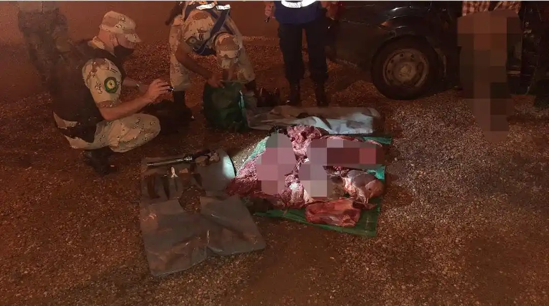 Interceptaron un vehículo con cazadores furtivos en ruta 136 y 42