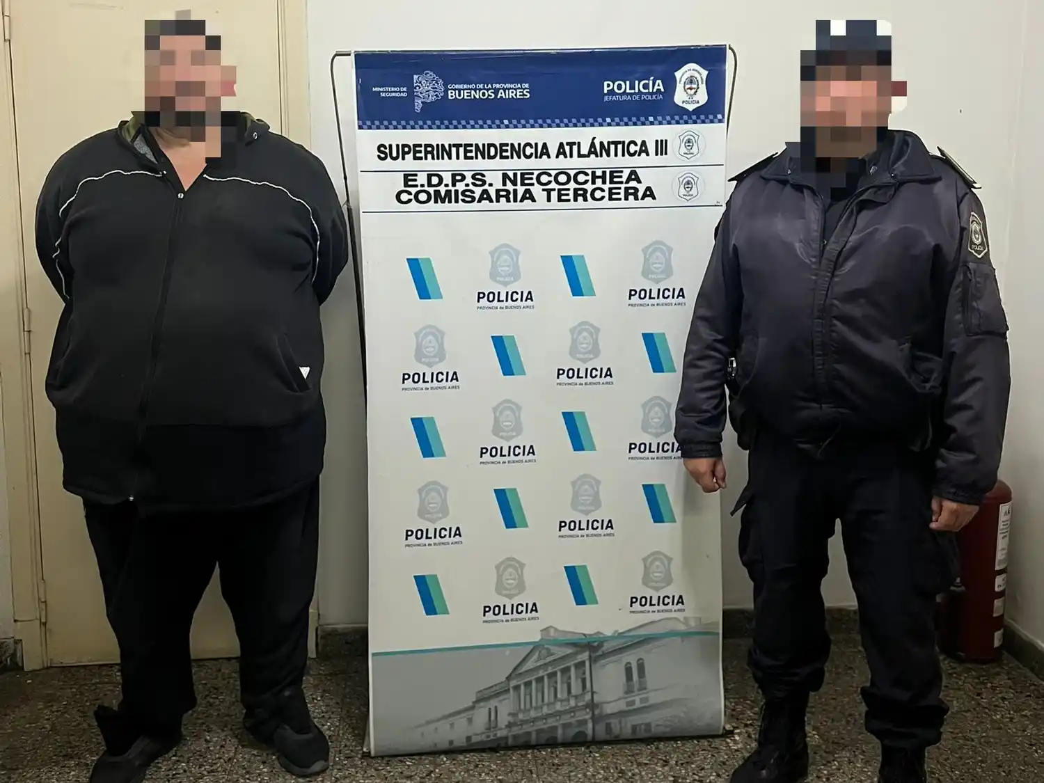 Detuvieron a un hombre en Quequén que tenía varios antecedentes penales