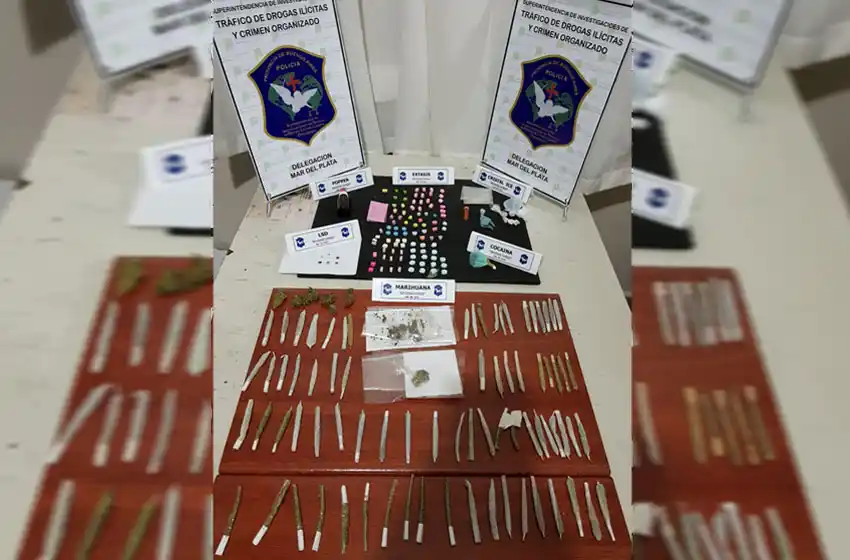 Fiesta electrónica: secuestran 94 pastillas de éxtasis y otras drogas