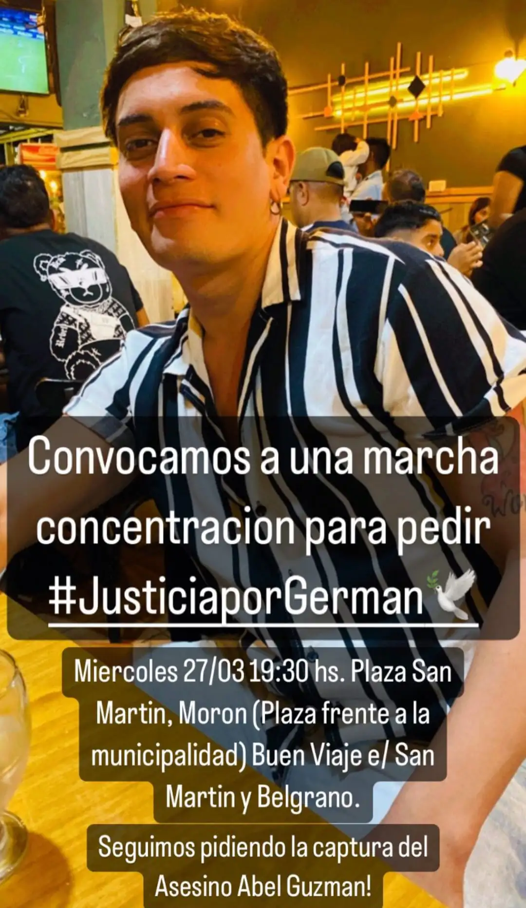 Marcha por el peluquero