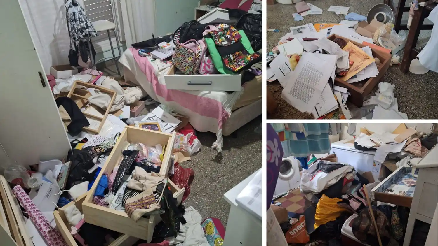 Los delincuentes robaron en una casa a una cuadra de la Fiesta del Durazno, donde también estaban sus moradores.