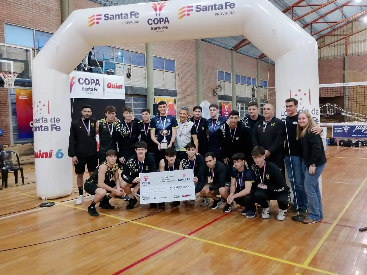 Los campeones. Foto: Copa Santa Fe