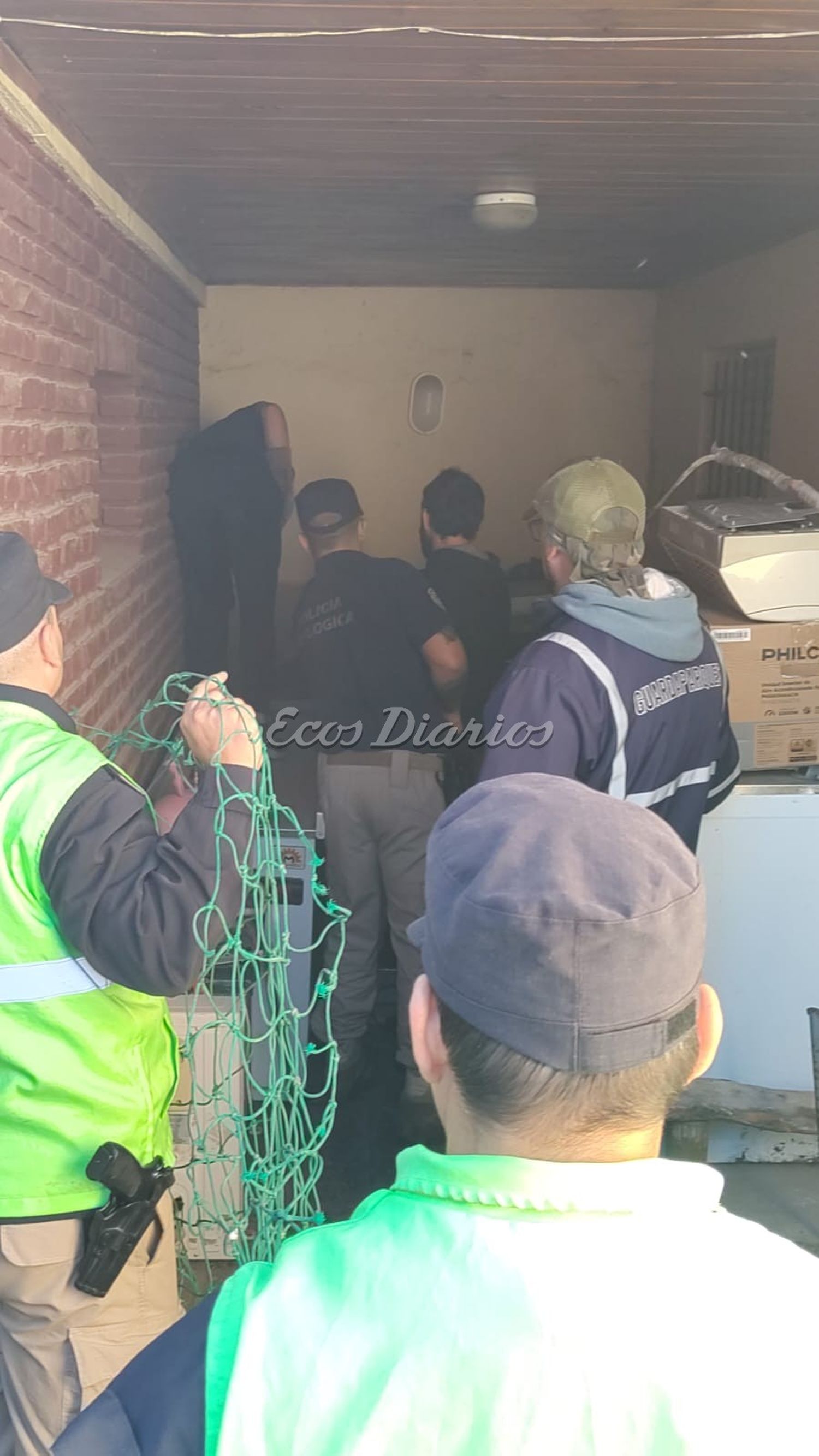 Minucioso. El trabajo de la Policía Ecológica de Tandil