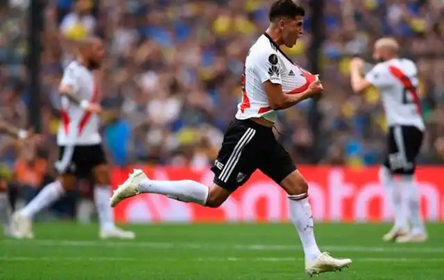 Exequiel Palacios hizo fútbol: ¿adelanta su vuelta al once de River?
