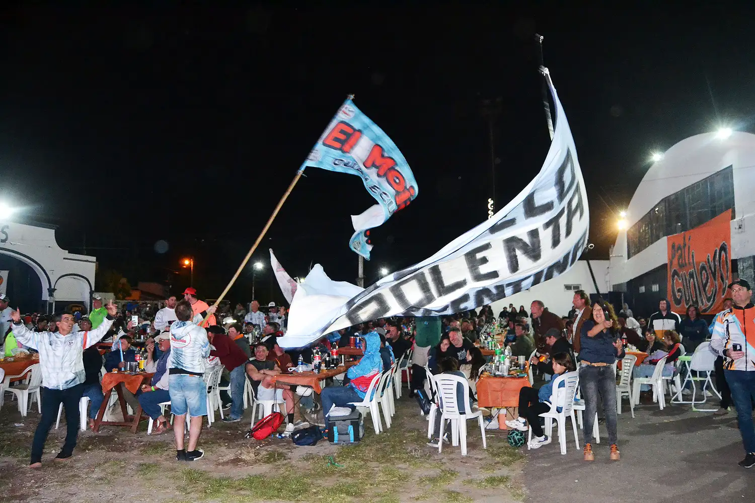 Los pescadores del Patí Gualeyo vivieron plenamente esta fiesta deportiva.
