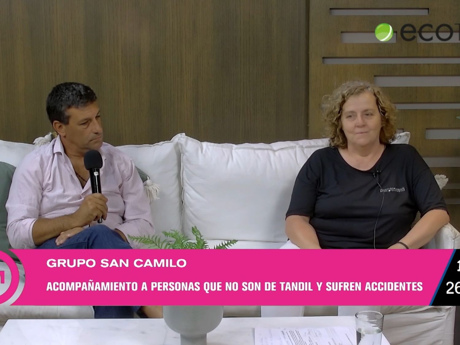 Grupo San Camilo acompañamiento a personas que no son de Tandil y sufren accidentes
