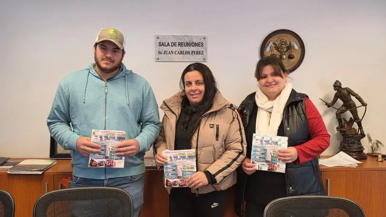 Se sorteó la edición de 2025 de la rifa anual de Bomberos Voluntarios