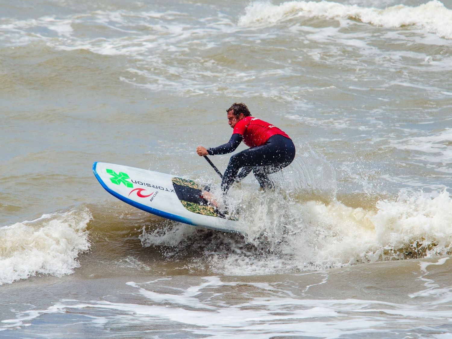 Cerca de la definición en el Circuito Costa Atlántica de SUP