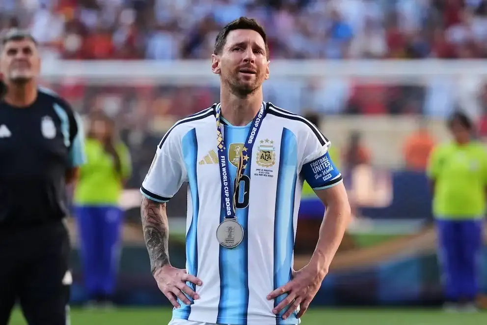 La arenga de Lionel Messi antes del partido fue reinterpretada en redes sociales tras la derrota de Argentina en la final