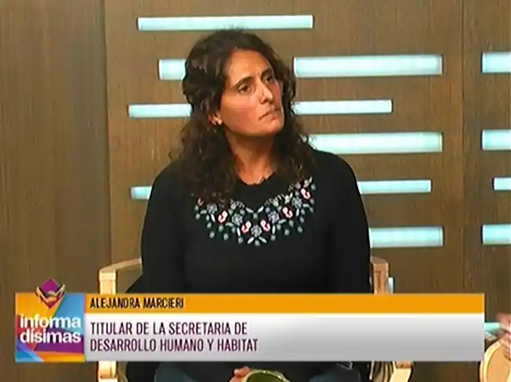 Alejandra Marcieri titular de la secretaria de desarrollo humano y habitat | Informadisima