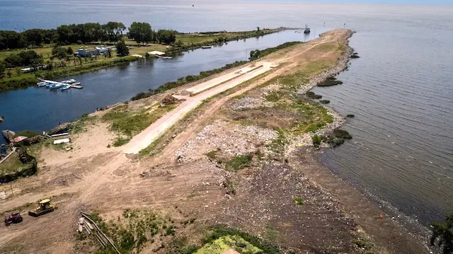 Quilmes: Comenzó la obra del nuevo Parque de La Ribera sobre el río
