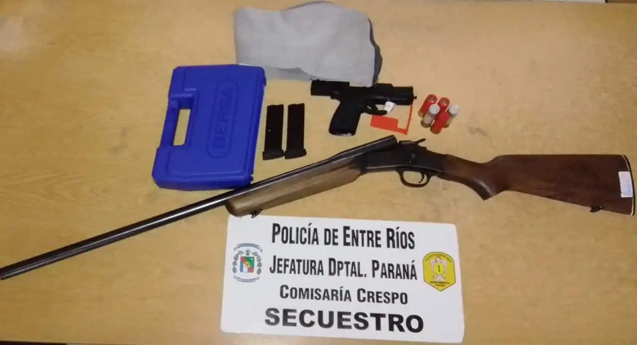 Allanaron una vivienda en Crespo por una causa de violencia de género