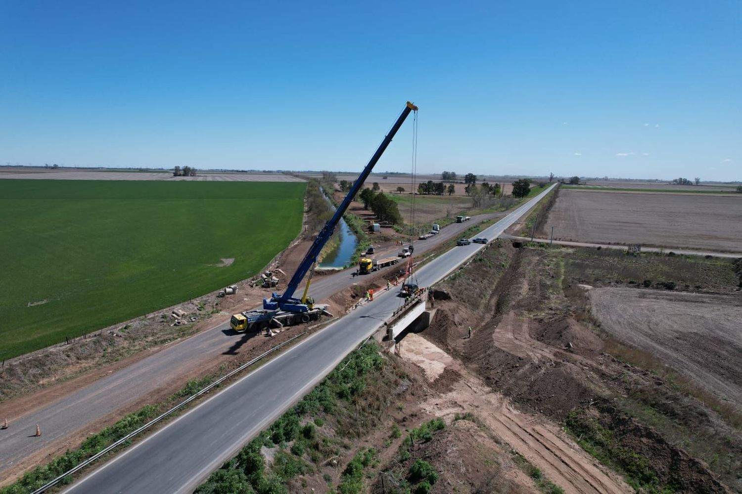 Histórica inversión del gobierno sobre puentes y caminos para mejorar la seguridad vial