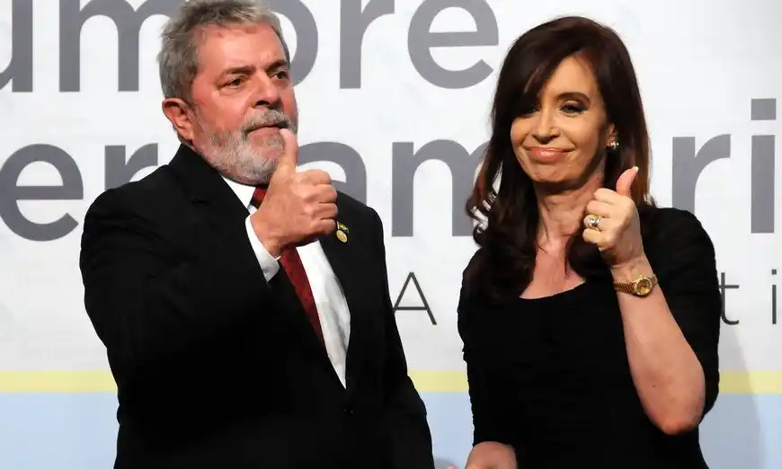 Cristina recibe a Lula en Casa Rosada
