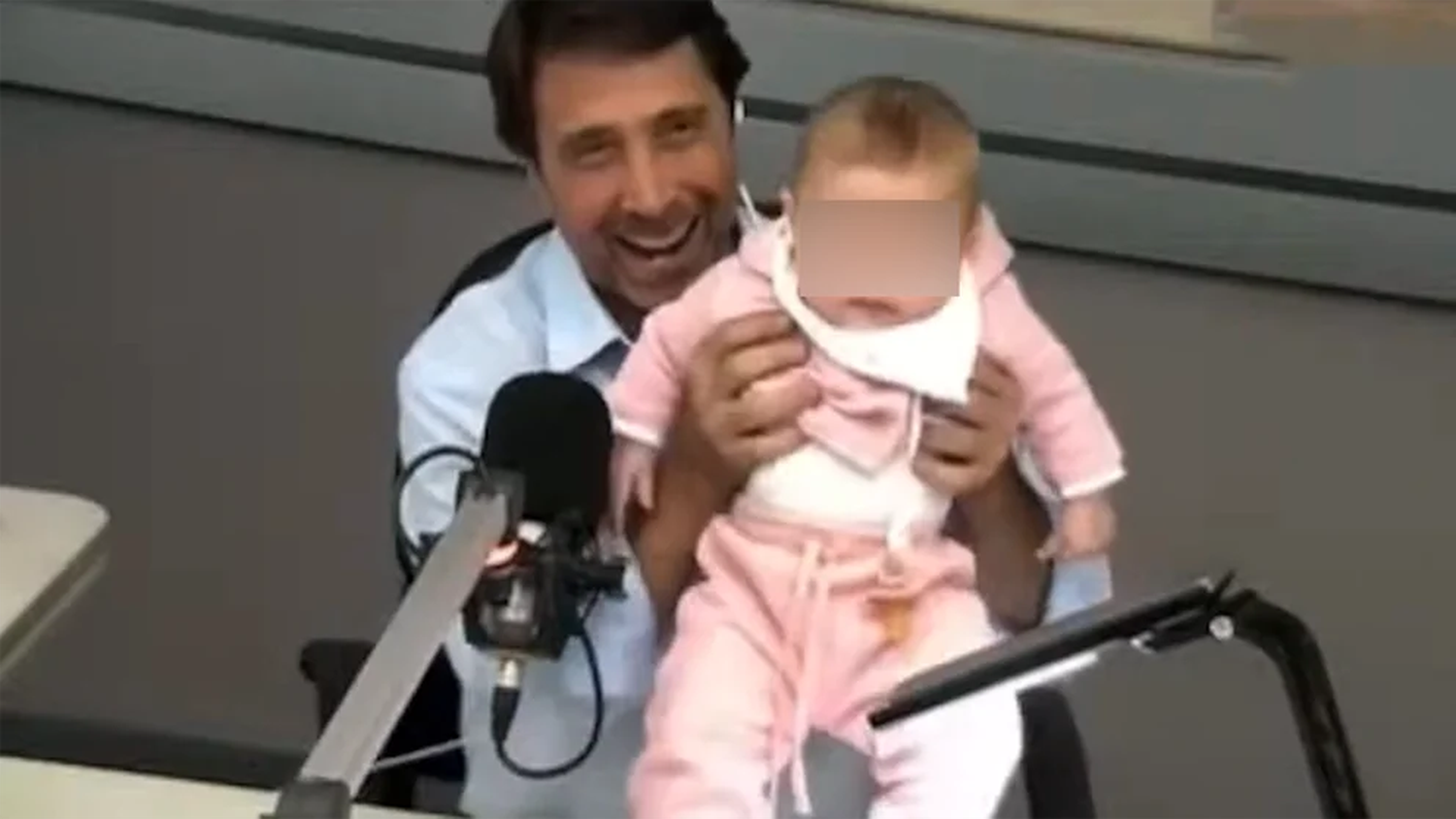 Eduardo Feinmann presentó a su hija Esmeralda en el pase con Lanata