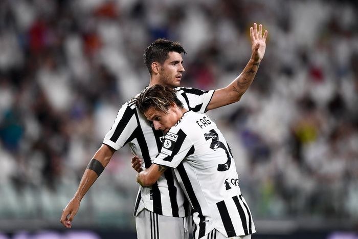 Álvaro Morata y Nicolo Fagioli