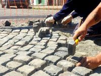 Continúan las obras de pavimentación en calle Paz: ¿A que altura estará cortada el lunes?