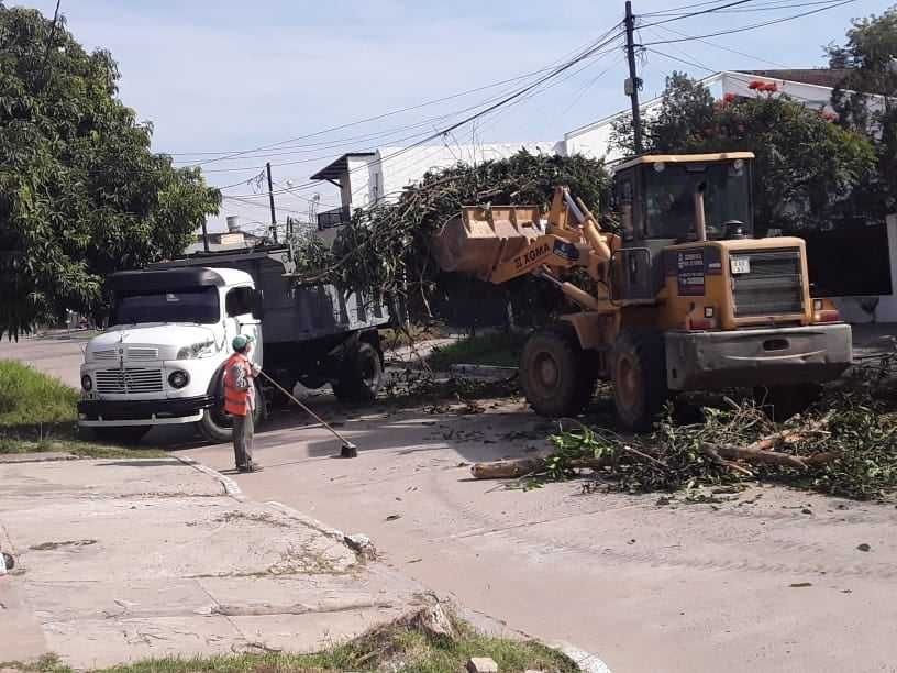 Amplían sistema de desagües pluviales en el barrio San Cayetano