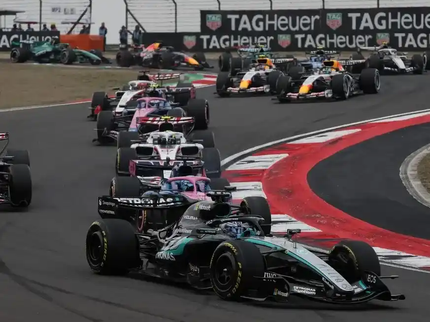 Franco Colapinto terminó 10º en el GP de China de la F1 2026 que ganó Kimi Antonelli. Foto: Reuters / Go Nakamura.