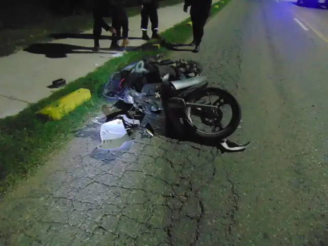 Venado Tuerto: motociclista quedó inconsciente tras accidente de tránsito