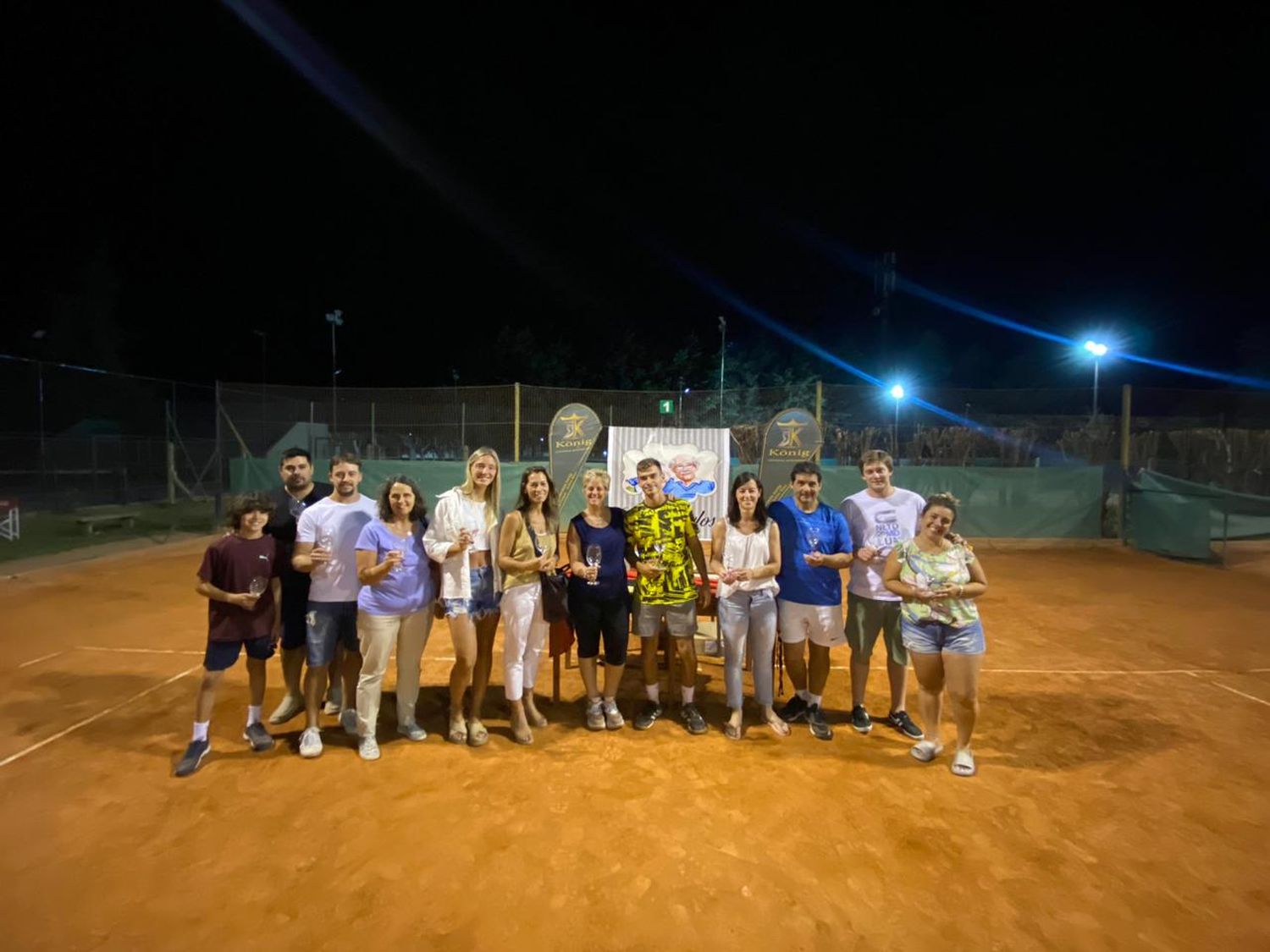 Gran cierre del circuito de tenis en las canchas de Gualeguay Central.