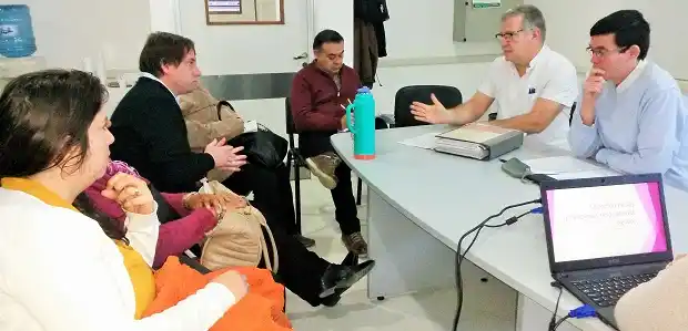 Concejales visitaron el Hospital Centenario y se reunieron con directivos