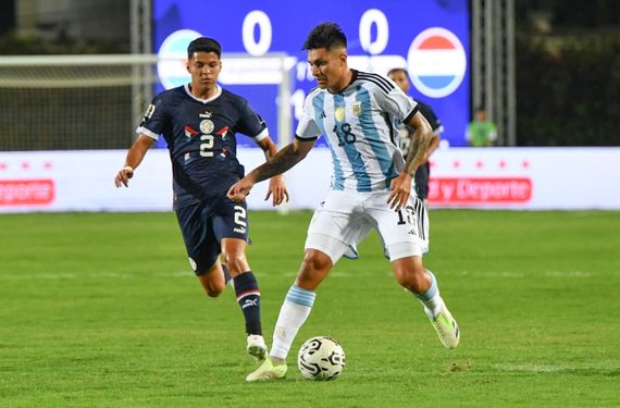 Argentina rescató un empate sobre la hora ante Paraguay