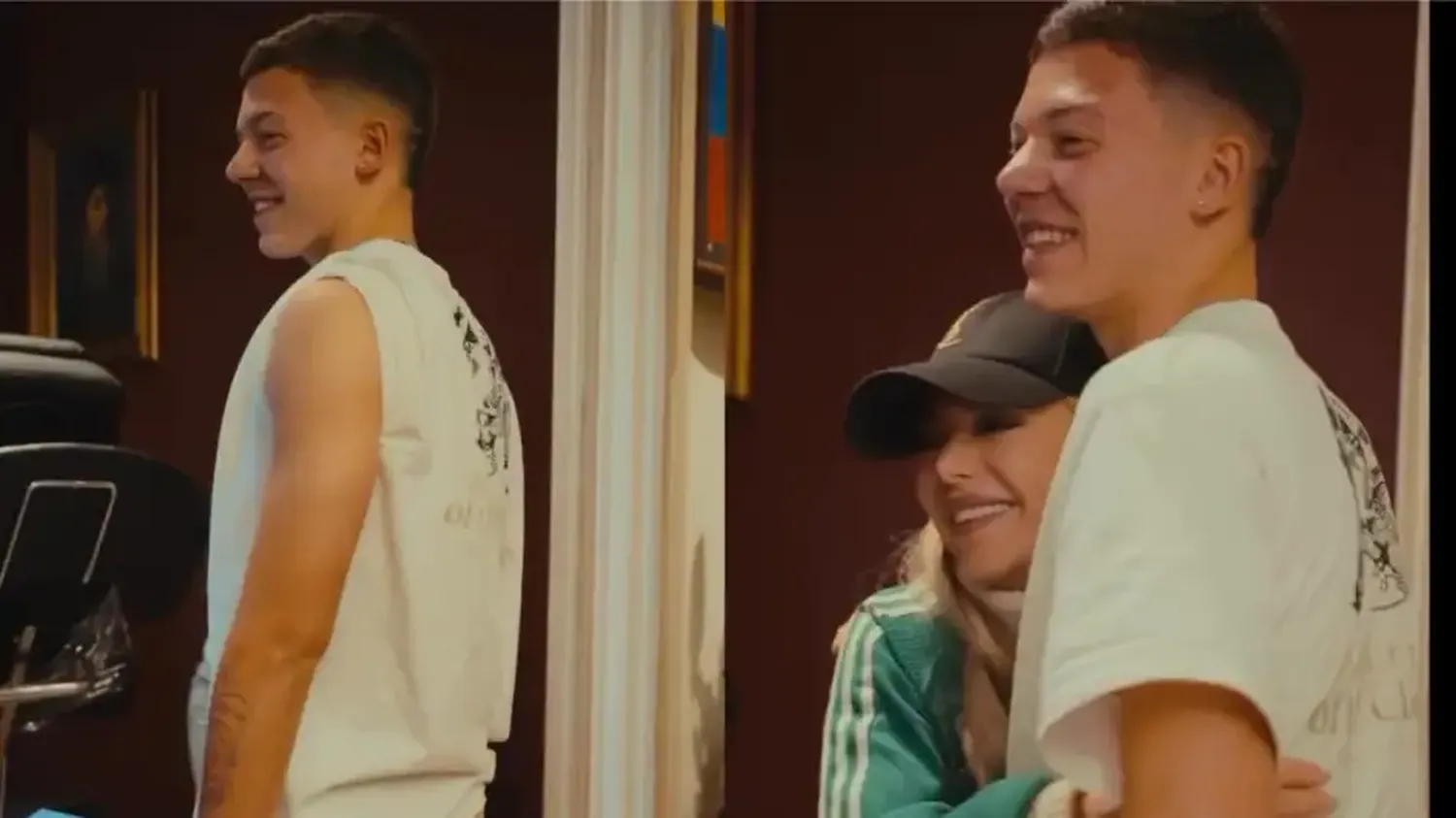 Bastian Demichelis se tatuó los ojos de su mamá: la emoción de Evangelina Anderson