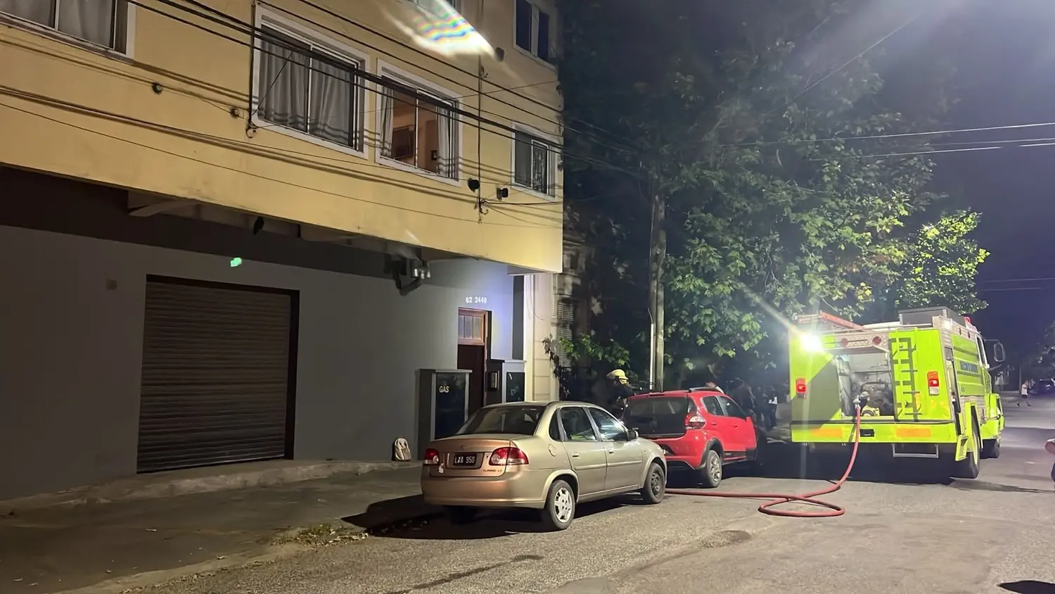 Incendio en 62 entre 49 y 51