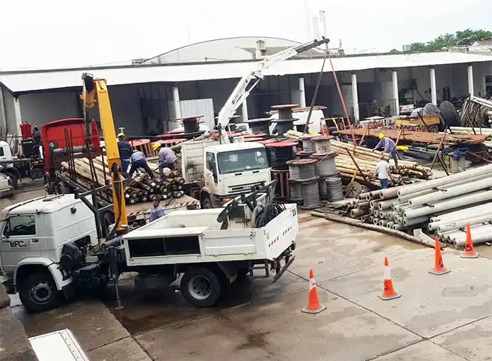 La Usina realiza el recambio del cableado para mejorar el servicio