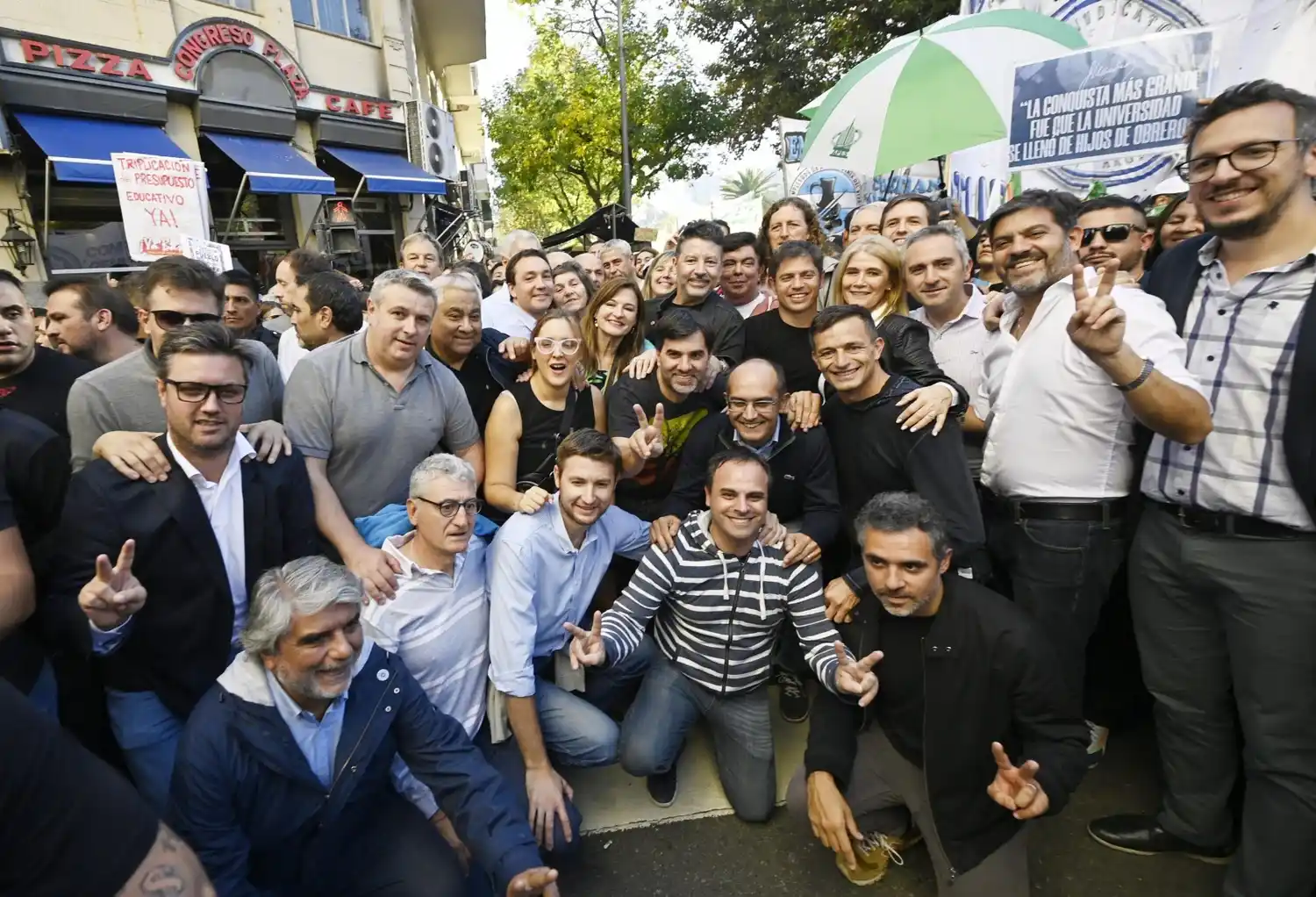 La Provincia durante su participación en la Marcha Federal Universitaria.