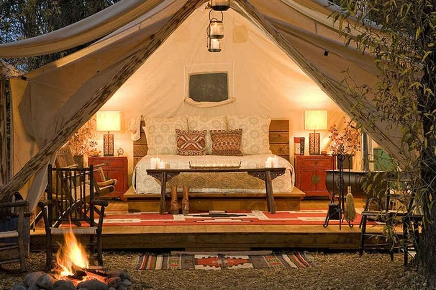 Campings con glamour: la nueva tendencia de viajes llegó a la Argentina