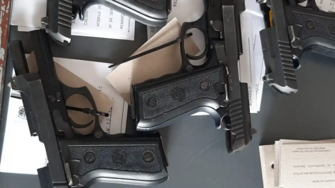 El Ministerio de Seguridad continúa con el registro balístico de armas policiales