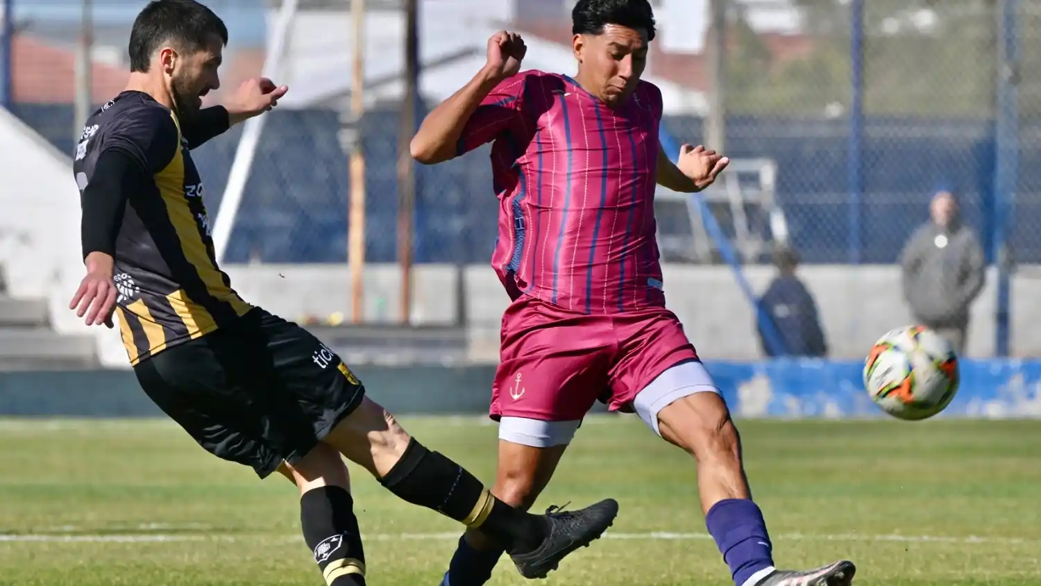 Romat, en el último partido de Santamarina en Puerto Madryn.