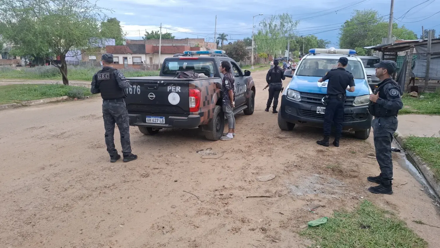 Tres hombres fueron detenidos por presunta venta de drogas en distintos puntos de Concordia