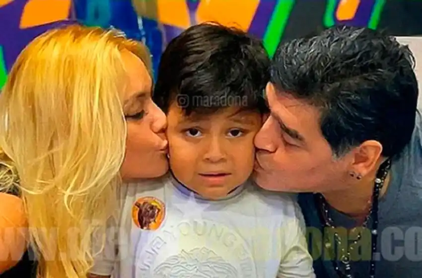 Con una recomendación futbolística, Dieguito Fernando le regaló el primer dibujo Maradona