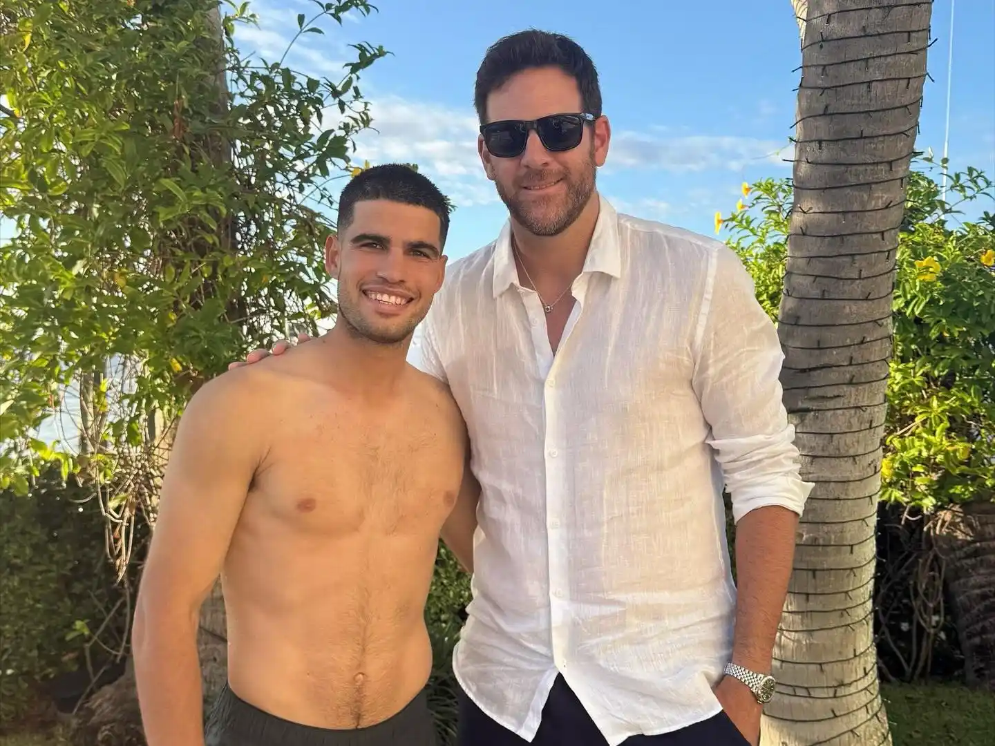 La fotografía que compartió Juan Martín Del Potro en su cuenta de Instagram.