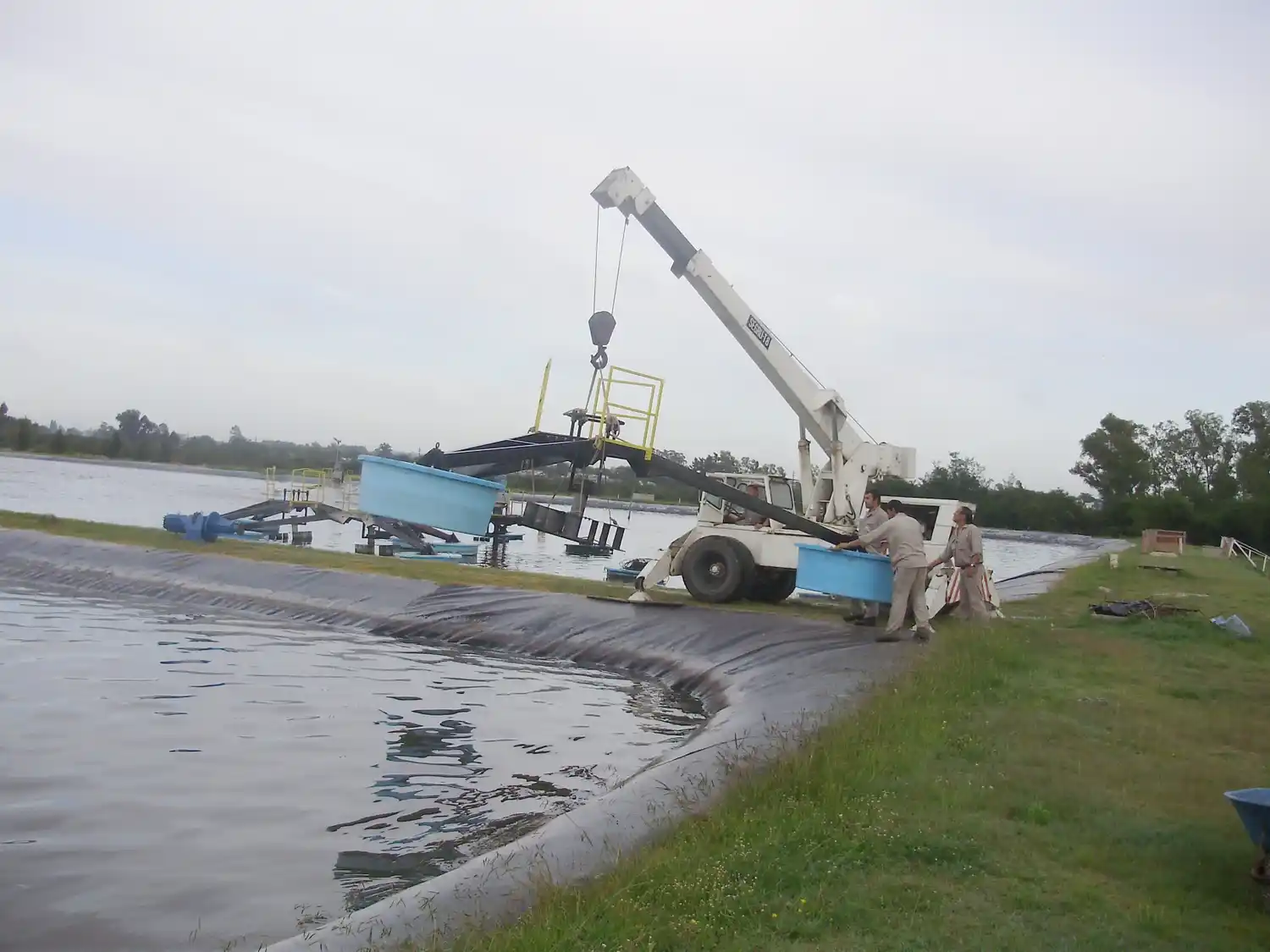 Avanza el proyecto de ampliación de la planta de efluentes cloacales