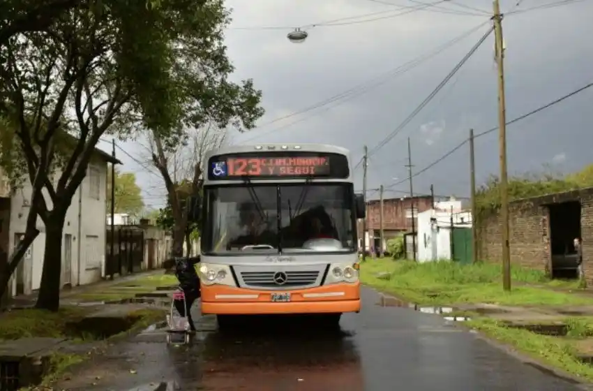 Rompió el cristal de la ventanilla de un colectivo e intentó robar una cartera