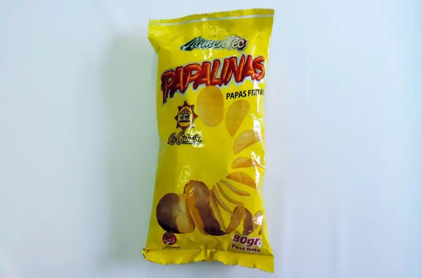 Prohíben la venta y circulación de las papas fritas marca “Papalinas”