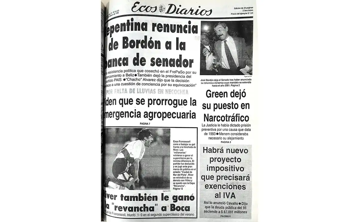 Viernes 16 de febrero de 1996