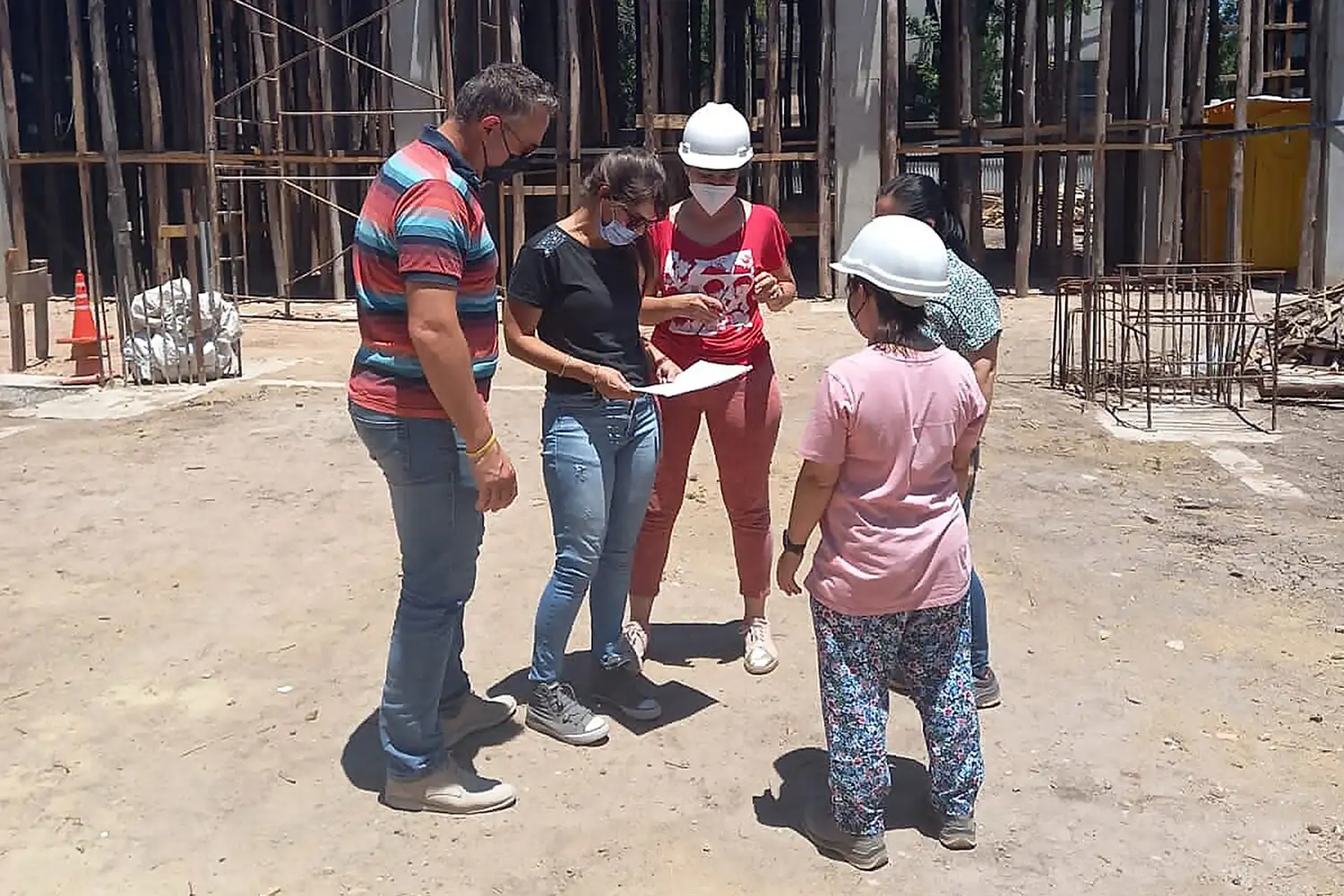 Concluyeron casi una quinta parte del nuevo edificio de la escuela técnica Colombo