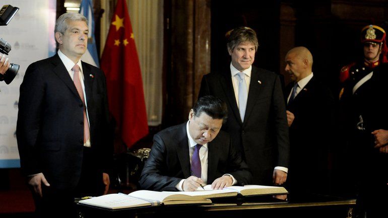 Boudou y Domínguez destacaron la importancia de la visita del Presidente de China