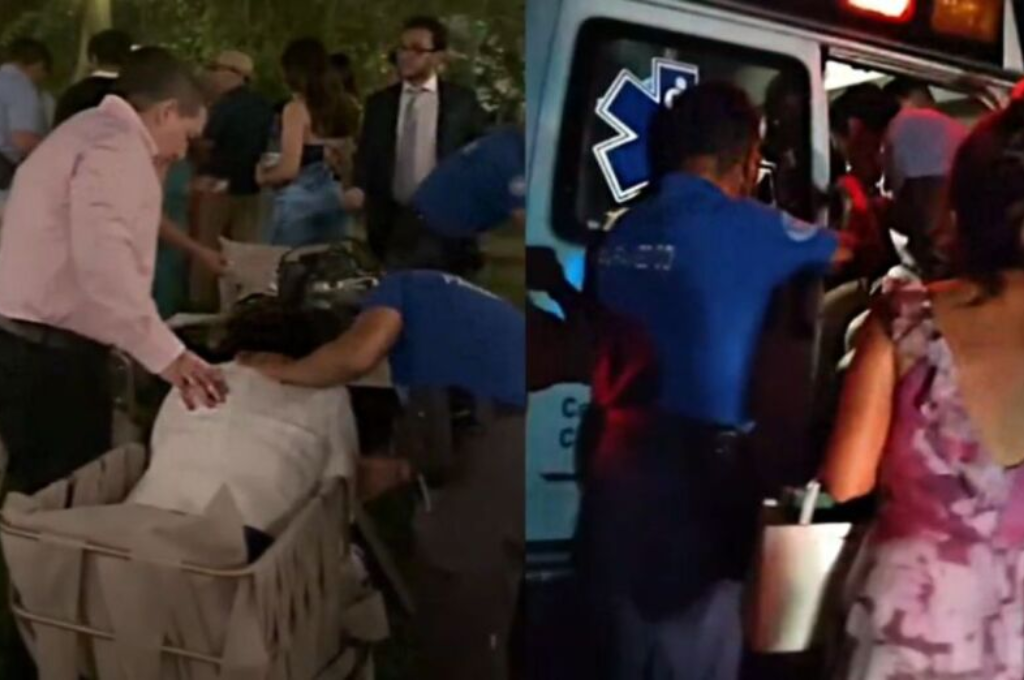 Los asistentes, tras la cena, comenzaron a experimentar malestar estomacal, diarrea y vómito.