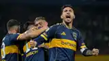Paredes es parte del festejo de Boca.