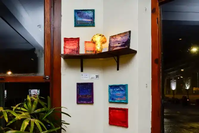 Primera activación de las muestras del ciclo Arte & Café